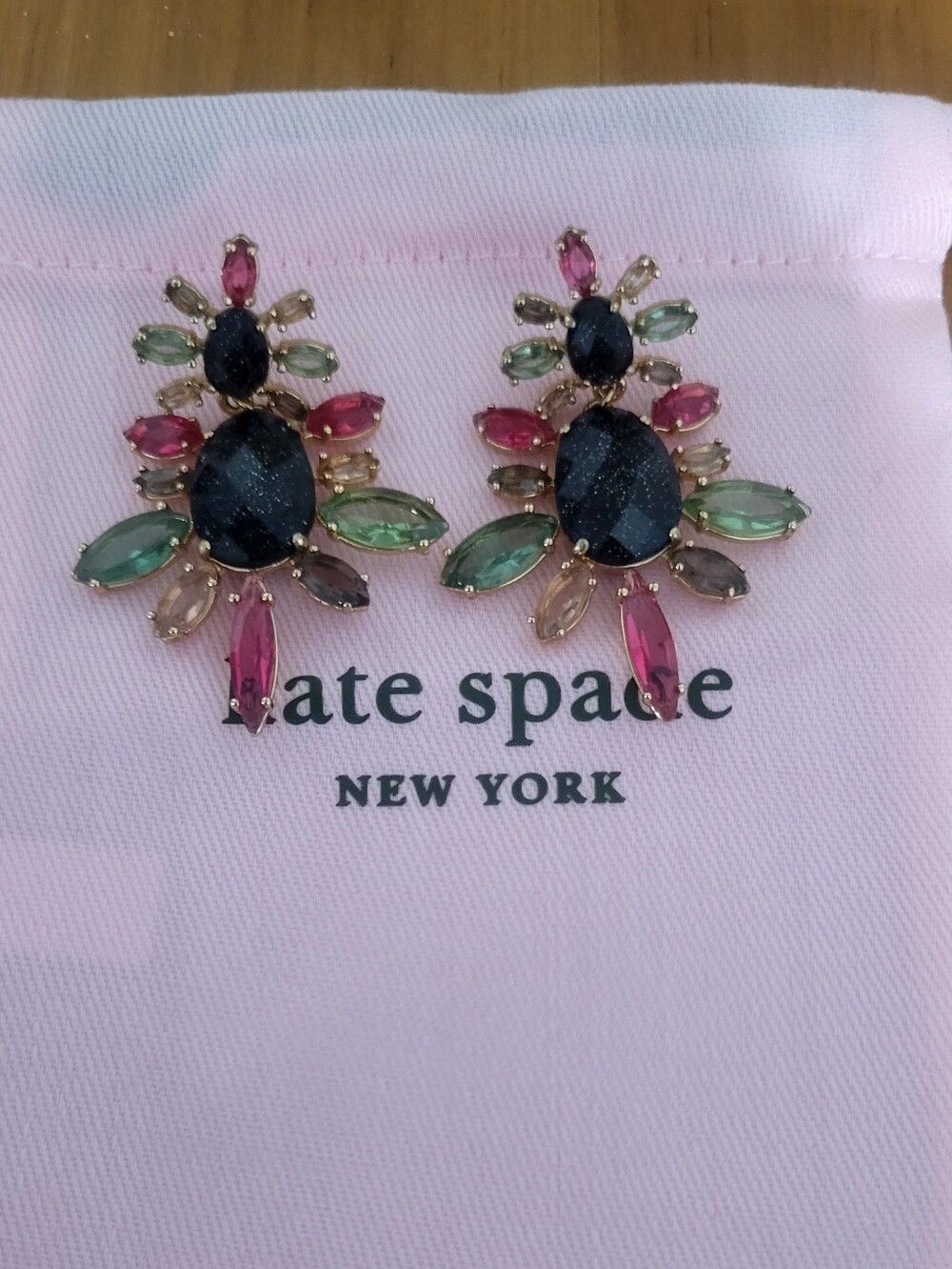 KATE SPADE NY Night Sky Jewels Double Drop Earrings